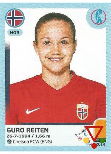 85 Guro Reiten de la colección UEFA Womens Euro England 2022 en ACABARAMOS.COM