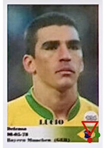 134 Lucio de la colección Fútbol Copa America Venezuela 2007 en ACABARAMOS.COM