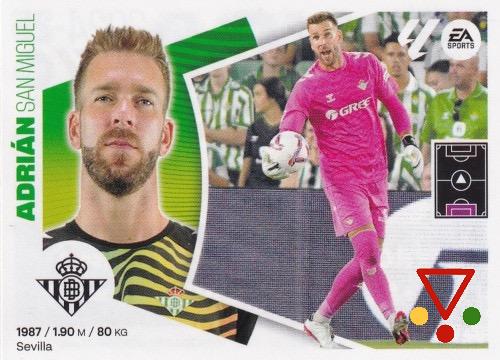 INV9 Adrián de la colección LIGA ESTE 2024-25 en ACABARAMOS.COM