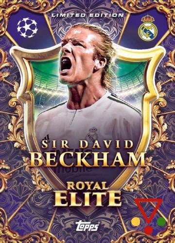 RE-DB Sir David Beckham de la colección UEFA Champions League & Europa League 2025-26. Match Attax Extra en ACABARAMOS.COM