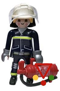 5 Bombera de la colección Playmobil Figures 9333 Serie 13. Chicas en ACABARAMOS.COM