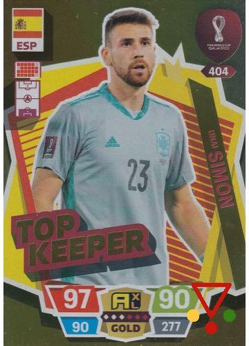 404 Unai Simón de la colección FIFA World Cup Qatar 2022. Adrenalyn XL en ACABARAMOS.COM