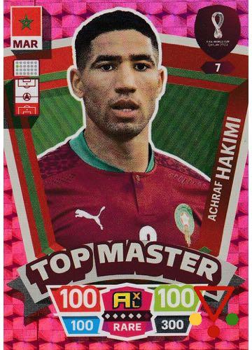 7 Achraf Hakimi de la colección FIFA World Cup Qatar 2022. Adrenalyn XL en ACABARAMOS.COM