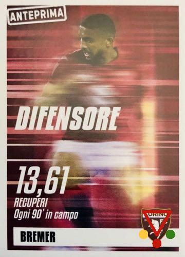16 Gleison Bremer (Difensore) de la colección Calciatori 2022-2023 Anteprima en ACABARAMOS.COM