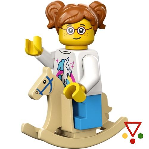11 La jinete con caballito de juguete de la colección Minifiguras LEGO Serie 24 (71037) en ACABARAMOS.COM
