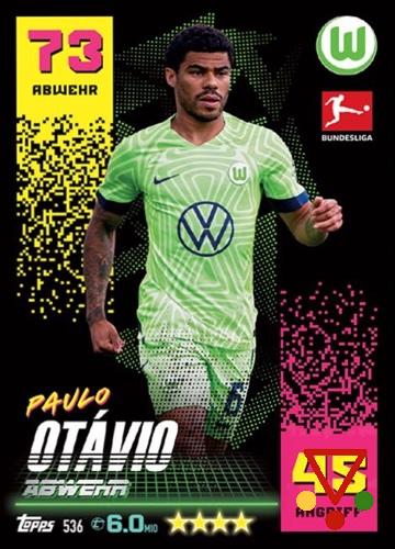 536 Paulo Otávio de la colección Bundesliga 2022-23. Match Attax Extra en ACABARAMOS.COM