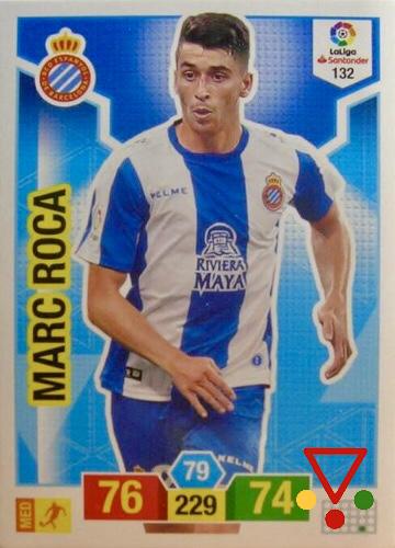 132 Marc Roca de la colección Adrenalyn XL Liga Santander 2018-19 en ACABARAMOS.COM