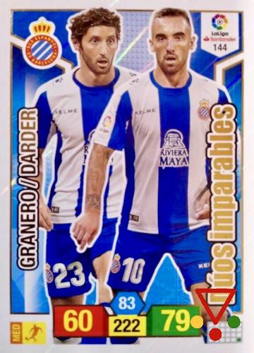 144 DUO Granero/Darder de la colección Adrenalyn XL Liga Santander 2018-19 en ACABARAMOS.COM