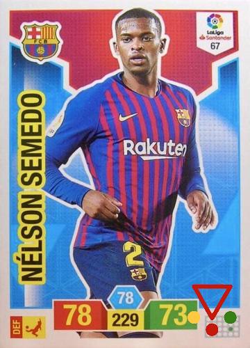 67 Nélson Semedo de la colección Adrenalyn XL Liga Santander 2018-19 en ACABARAMOS.COM