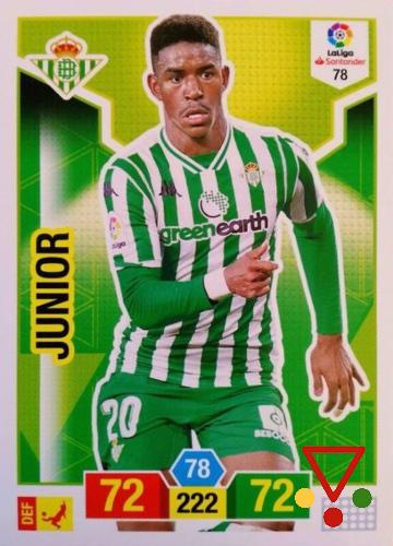 78 Junior de la colección Adrenalyn XL Liga Santander 2018-19 en ACABARAMOS.COM