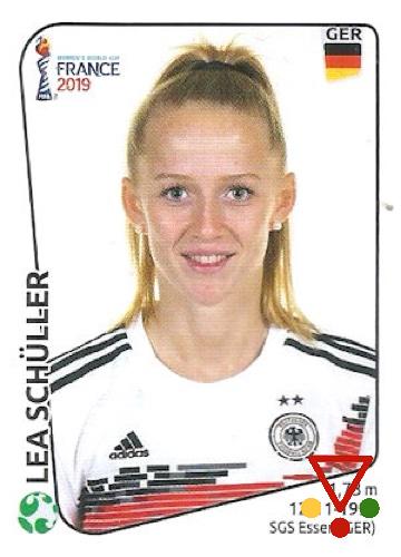 118 Lea Schüller de la colección FIFA Womens World Cup France 2019 en ACABARAMOS.COM