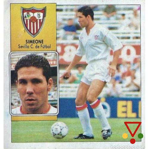 SEV18 Simeone de la colección LIGA ESTE 1992-93 en ACABARAMOS.COM
