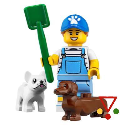 9 Cuidadora de perros de la colección Minifiguras LEGO Serie 19 (71025) en ACABARAMOS.COM