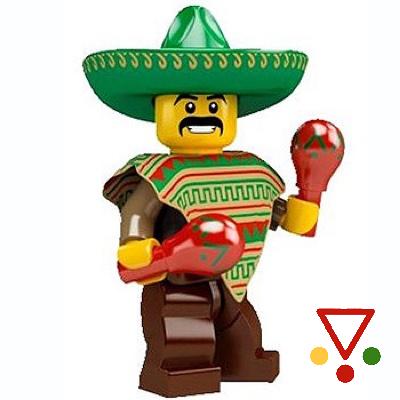 1 Mexicano de la colección Minifiguras LEGO Serie 2 (8684) en ACABARAMOS.COM