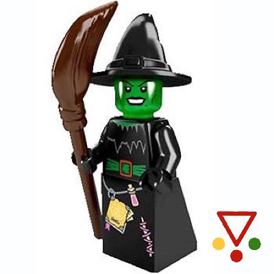4 Bruja de la colección Minifiguras LEGO Serie 2 (8684) en ACABARAMOS.COM