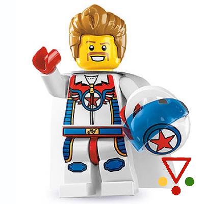7 Piloto acrobático de la colección Minifiguras LEGO Serie 7 (8831) en ACABARAMOS.COM