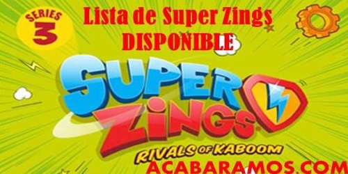 La colección Super Zings Rivals of Kaboom Serie 3 en ACABARAMOS.COM