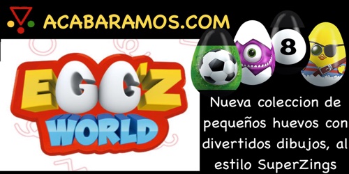 La colección EGGZ World Serie 1 en ACABARAMOS.COM