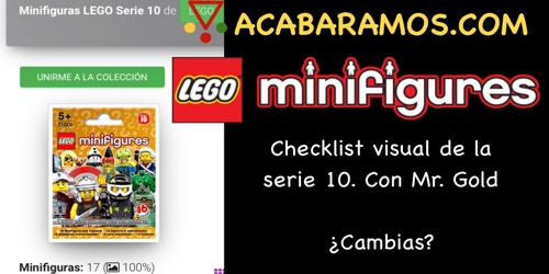 La colección Minifiguras LEGO Serie 10 (71001) en ACABARAMOS.COM