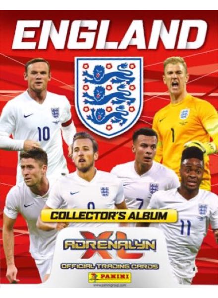 England 2016. Adrenalyn XL