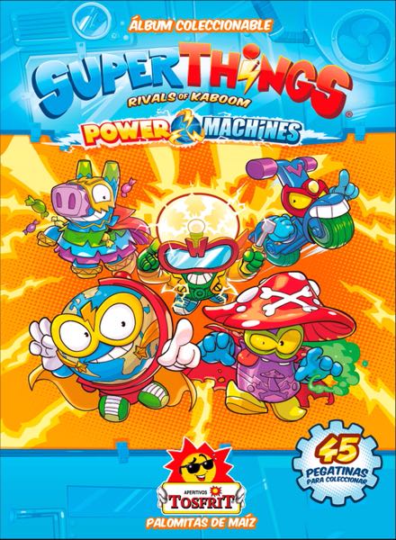 Colección SuperThings Power Machines Stickers de Tosfrit en ACABARAMOS.COM