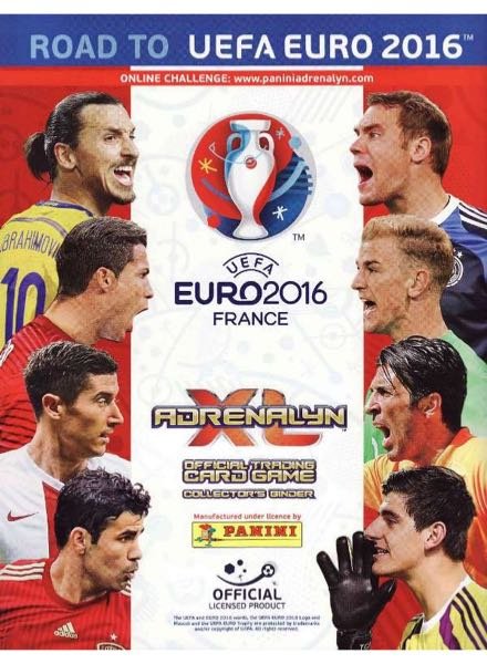 Road to UEFA Euro 2016. Adrenalyn XL