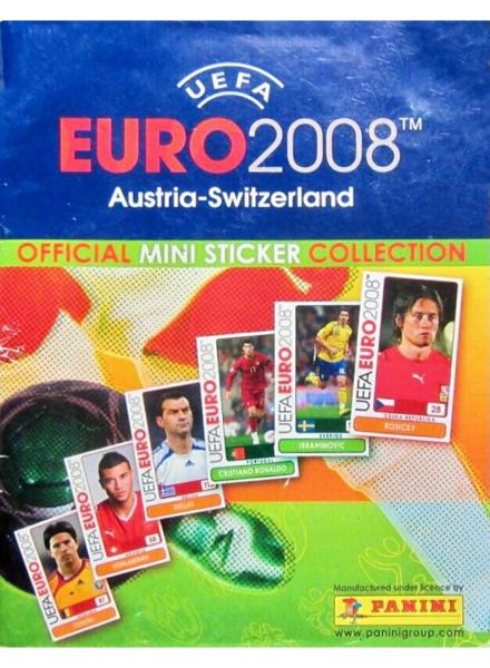 UEFA Euro 2008 Austria-Switzerland. Mini Sticker