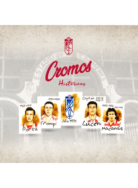 Cromos Históricos 90 aniversario Granada C.F.