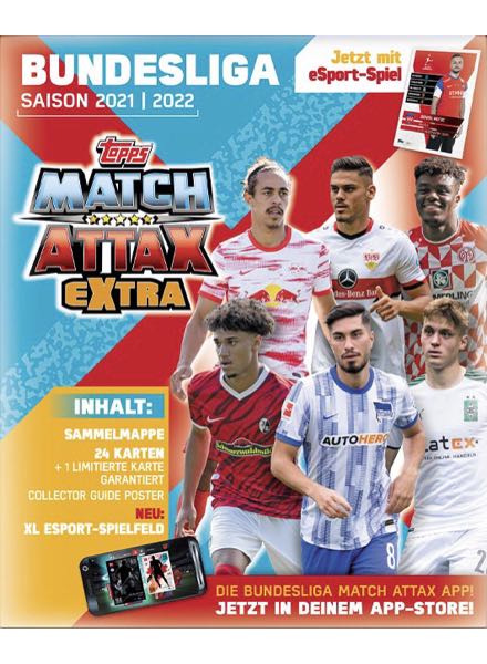 Bundesliga 2021-22. Match Attax Extra