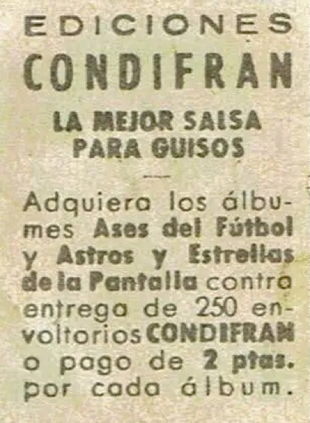 Ases del Futbol 1950-51 2ª