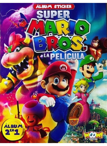 Colección Super Mario Bros. La pelicula de Woow Stickers en ACABARAMOS.COM