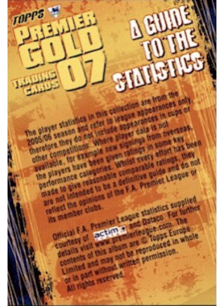 Premier Gold 2006-2007