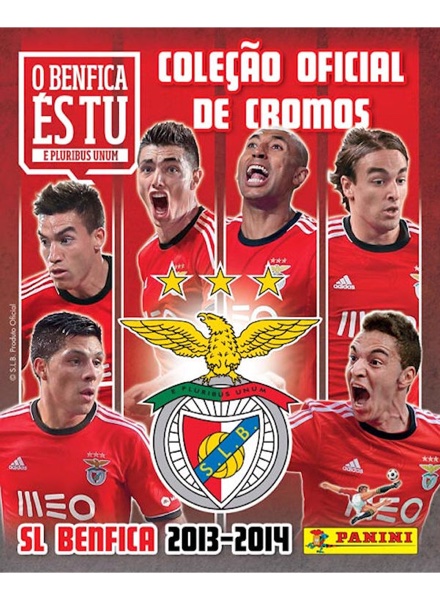 Coleção oficial de cromos SL Benfica 2013-2014