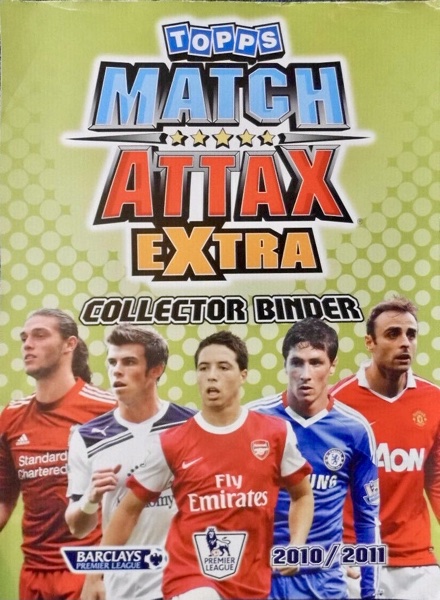 English Premier League 2010-2011. Match Attax Extra