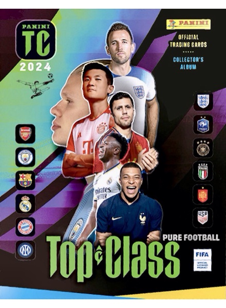 Colección Top Class 2024. Pure Football de Panini en ACABARAMOS.COM