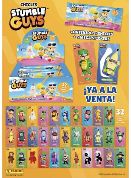 Stumble Guys Mega Stickers