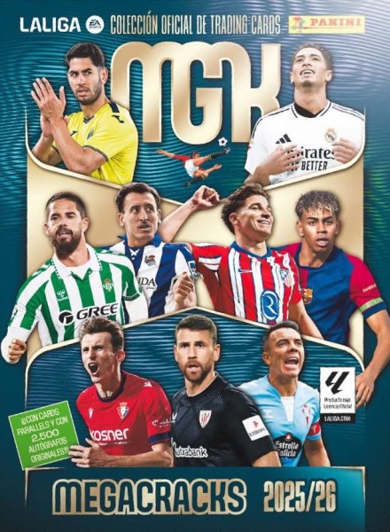 Colección MEGACRACKS 2025-26 de Panini en ACABARAMOS.COM