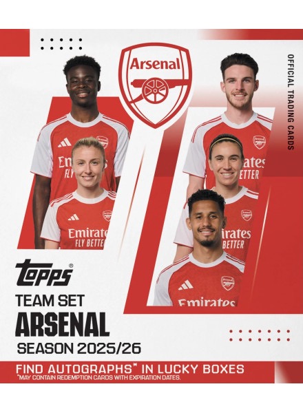 Coleccion Arsenal 2025-2026 Team Set en ACABARAMOS.COM