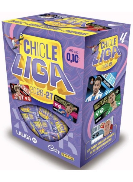Coleccion CHICLE LIGA 2026-27 en ACABARAMOS.COM
