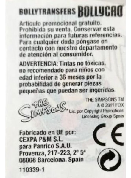 Bollytransfers de los Simpsons