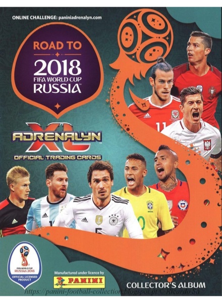 Road to 2018 FIFA World Cup Russia. Adrenalyn XL