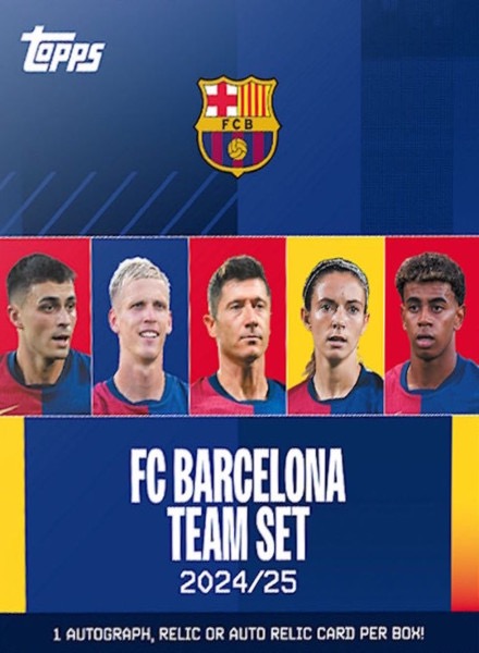Colección FC Barcelona 2024-2025 Team Set de TOPPS en ACABARAMOS.COM