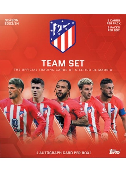 Colección Atletico de Madrid 2023-2024. Team Set
 de TOPPS en ACABARAMOS.COM