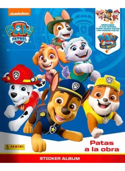Colección Paw Patrol. Patas a la obra de Panini en ACABARAMOS.COM