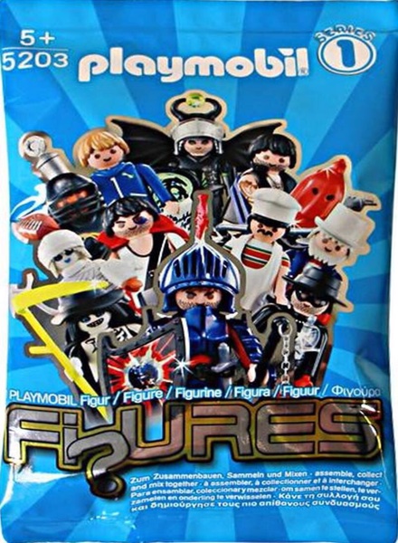 Playmobil Figures 5203 Serie 1. Sobre azul