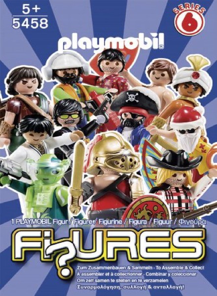 Playmobil Figures 5458 Serie 6. Sobre azul