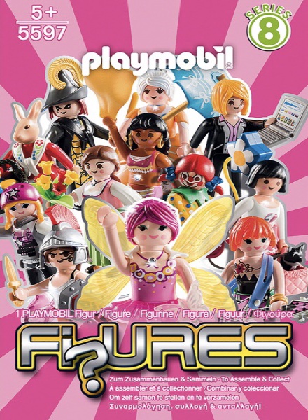 Playmobil Figures 5597 Serie 8. Sobre rosa