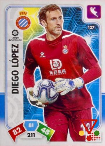 127 Diego López de la colección Adrenalyn XL Liga Santander 2019-20 en ACABARAMOS.COM