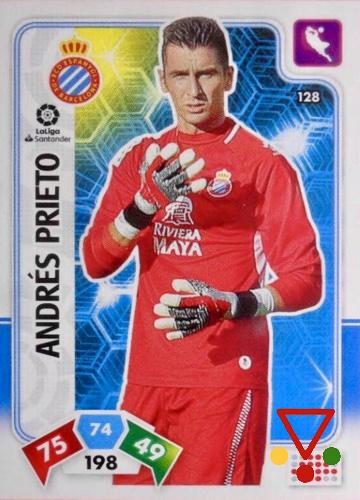 128 Andrés Prieto de la colección Adrenalyn XL Liga Santander 2019-20 en ACABARAMOS.COM