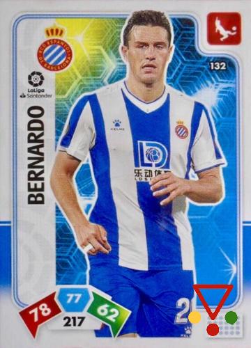 132 Bernardo de la colección Adrenalyn XL Liga Santander 2019-20 en ACABARAMOS.COM
